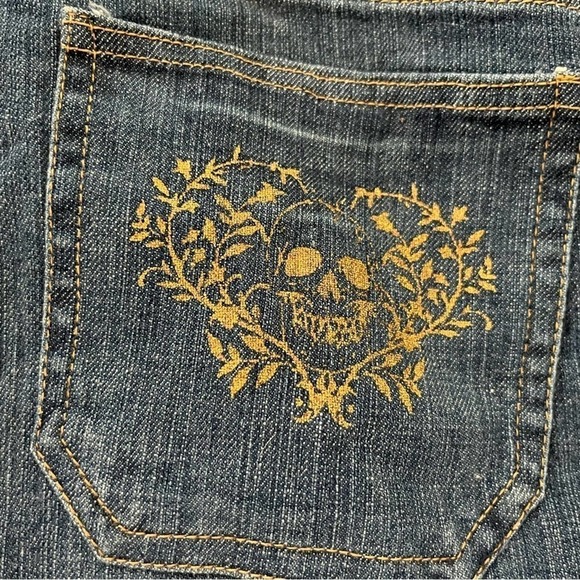 Disney Store Women's Pirates Of The Caribbean At Worlds End Denim Skirt Sz 8 - Picture 5 of 7